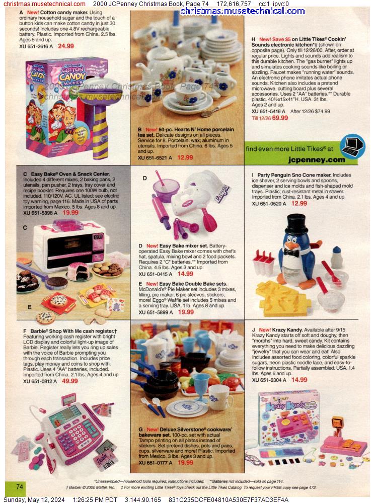 2000 JCPenney Christmas Book, Page 74