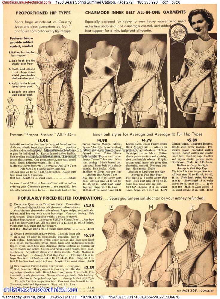 1950 Sears Spring Summer Catalog, Page 272