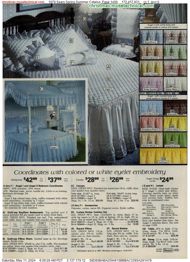 1979 Sears Spring Summer Catalog, Page 1409