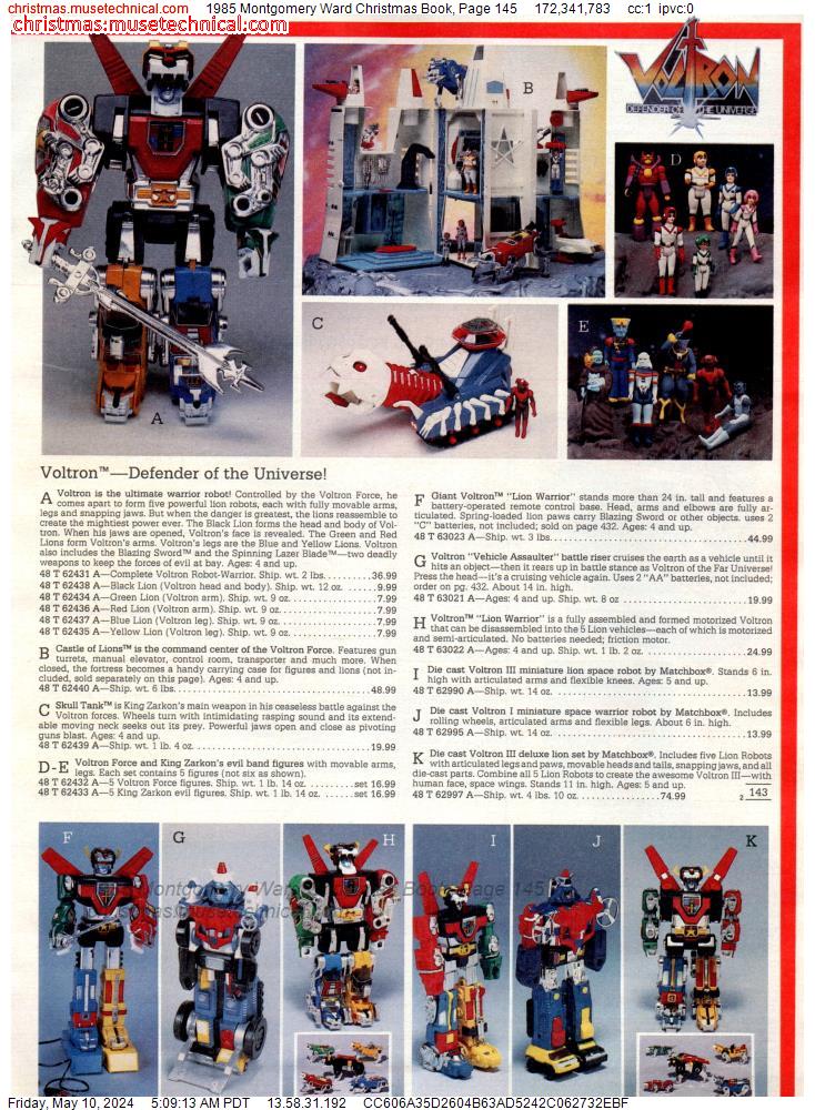 1985 Montgomery Ward Christmas Book, Page 145