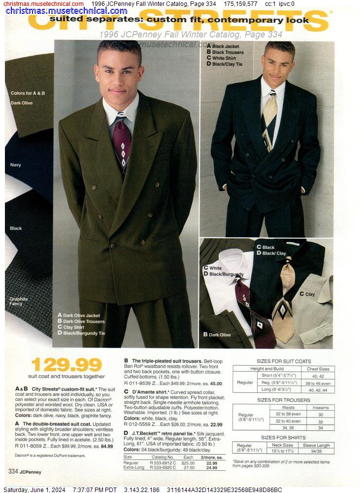 1996 JCPenney Fall Winter Catalog, Page 334