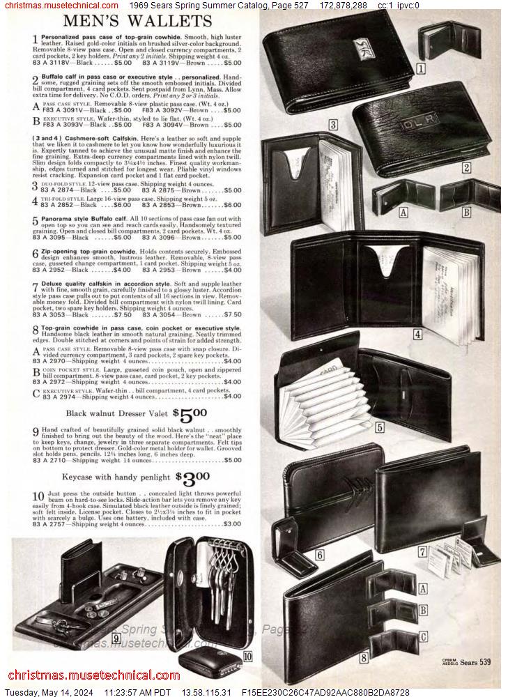 1969 Sears Spring Summer Catalog, Page 527
