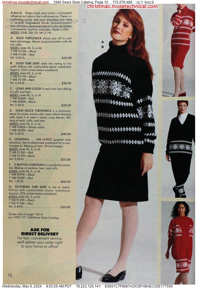 1990 Sears Style Catalog, Page 12