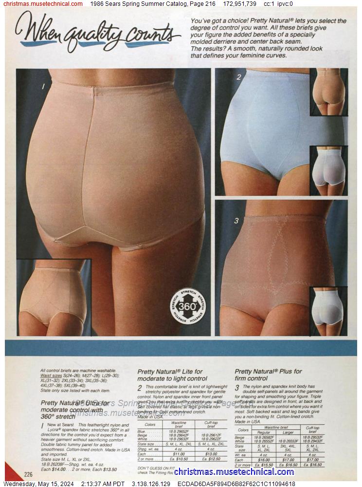 1986 Sears Spring Summer Catalog, Page 216