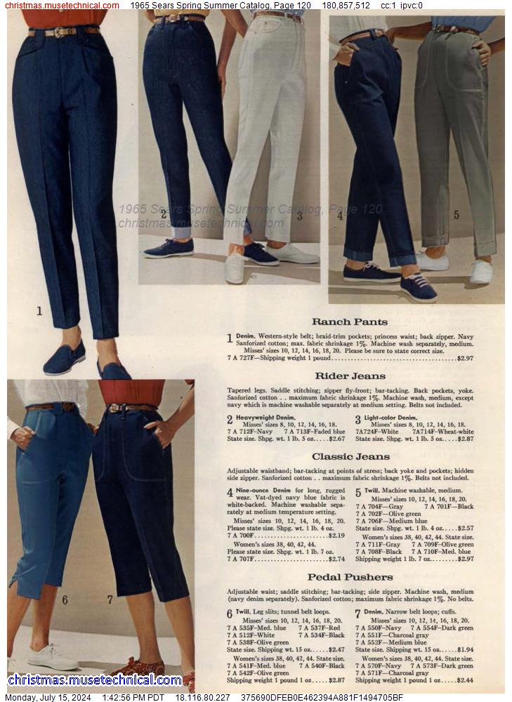 1965 Sears Spring Summer Catalog, Page 120