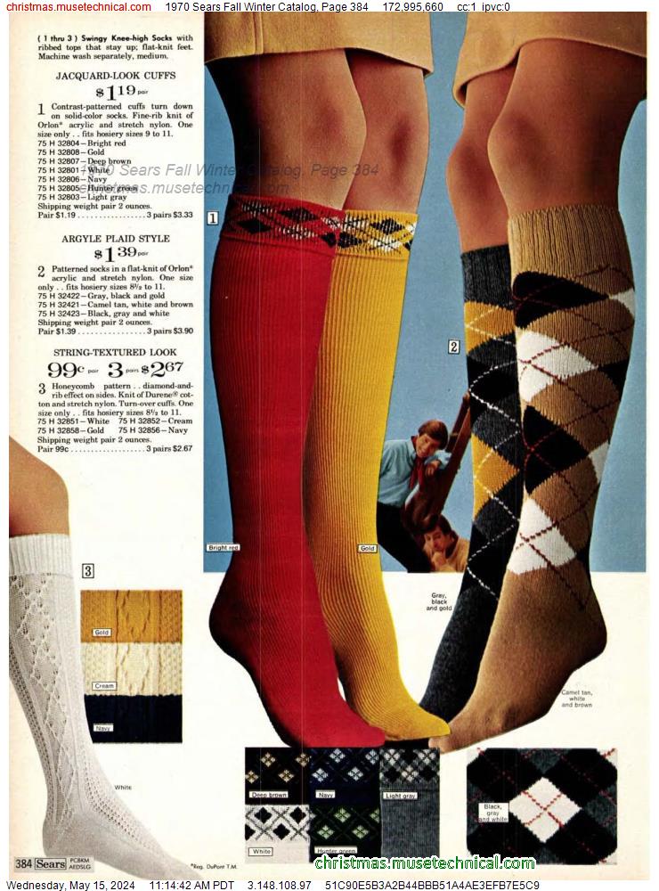 1970 Sears Fall Winter Catalog, Page 384