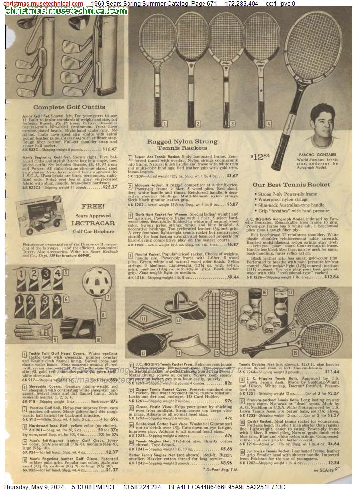 1960 Sears Spring Summer Catalog, Page 671