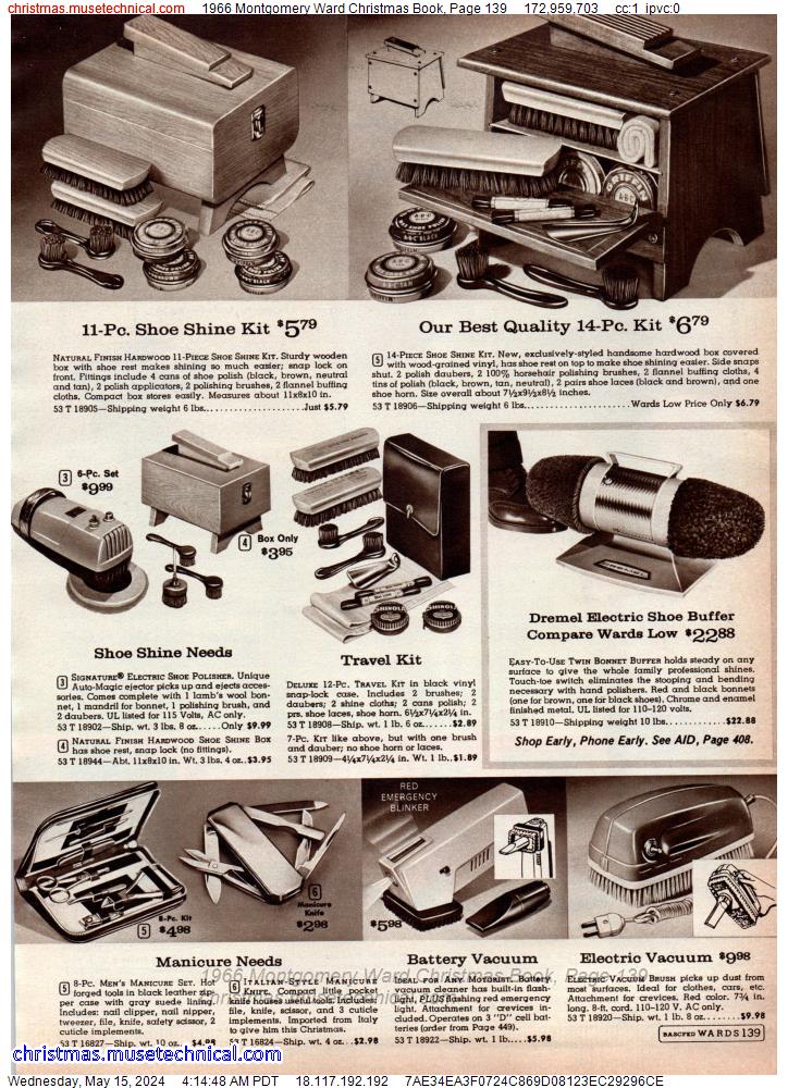 1966 Montgomery Ward Christmas Book, Page 139