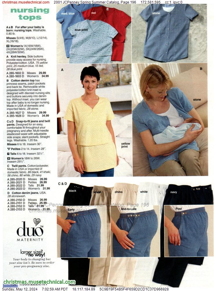 2001 JCPenney Spring Summer Catalog, Page 196