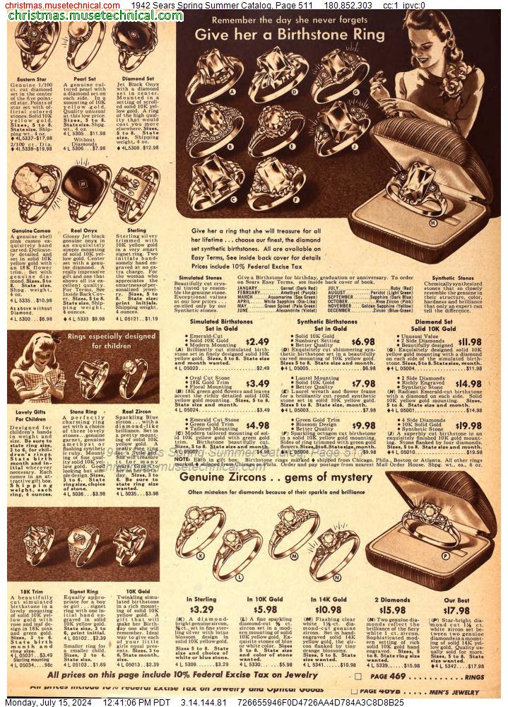 1942 Sears Spring Summer Catalog, Page 511
