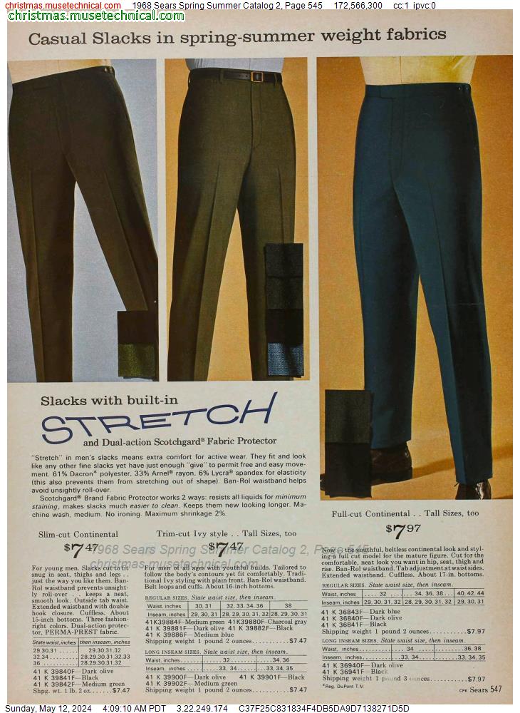 1968 Sears Spring Summer Catalog 2, Page 545