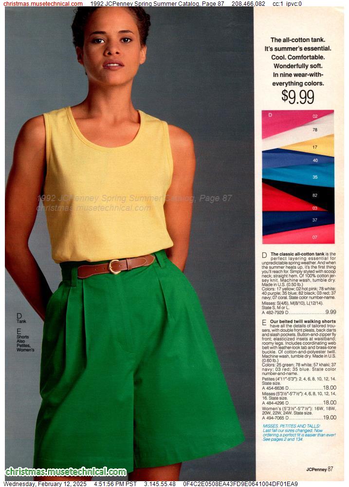 1992 JCPenney Spring Summer Catalog, Page 87