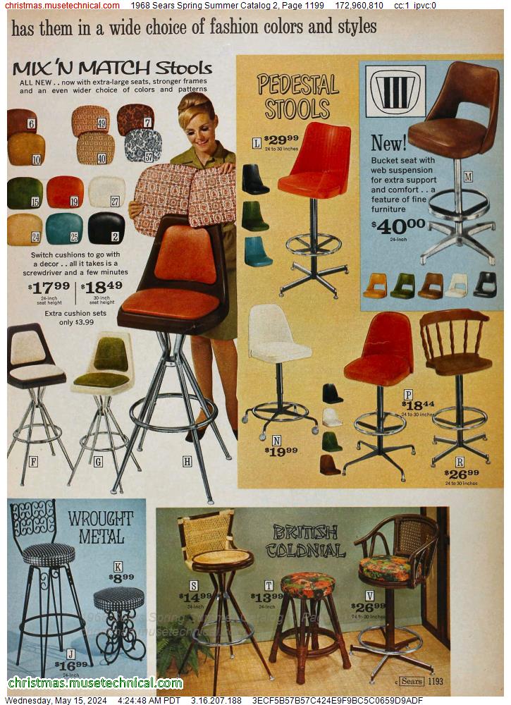 1968 Sears Spring Summer Catalog 2, Page 1199