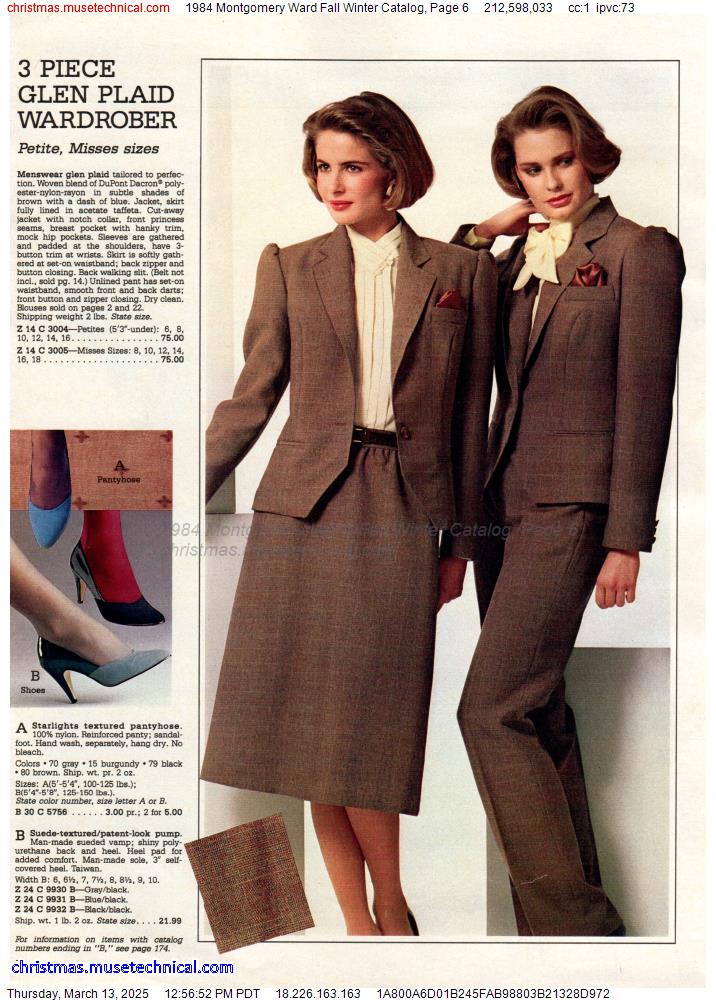 1984 Montgomery Ward Fall Winter Catalog, Page 6