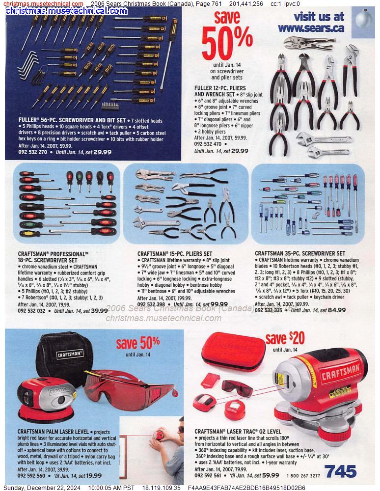 2006 Sears Christmas Book (Canada), Page 761