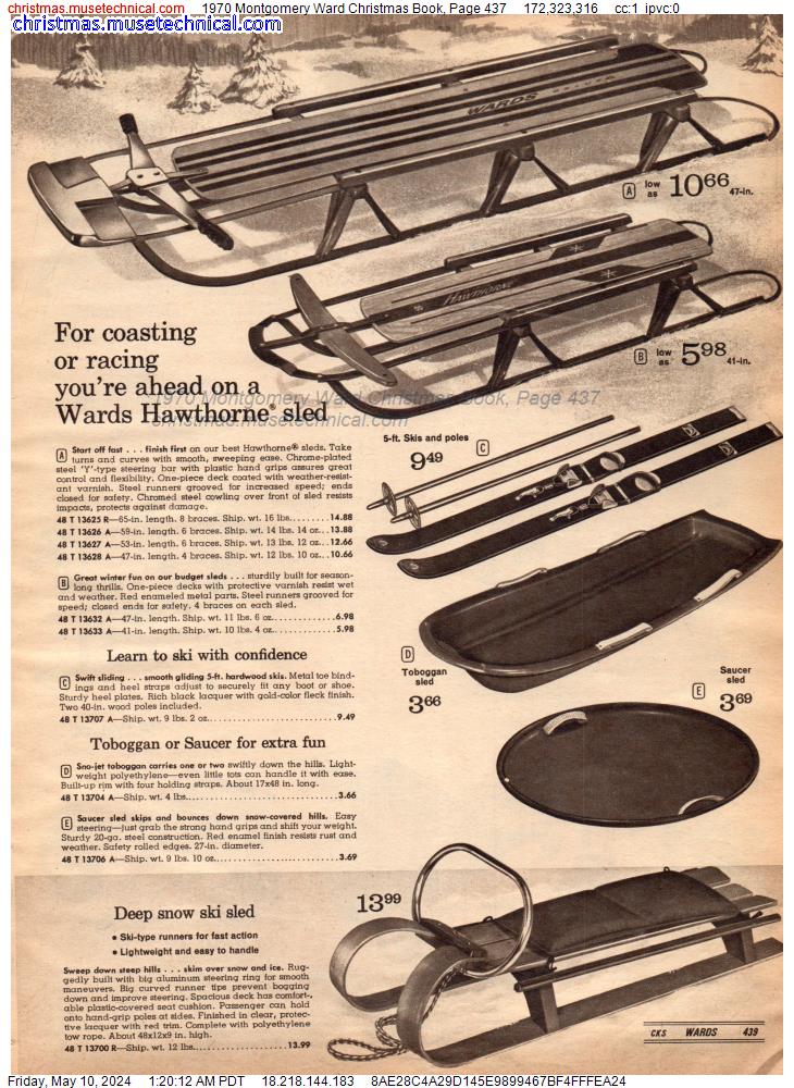 1970 Montgomery Ward Christmas Book, Page 437