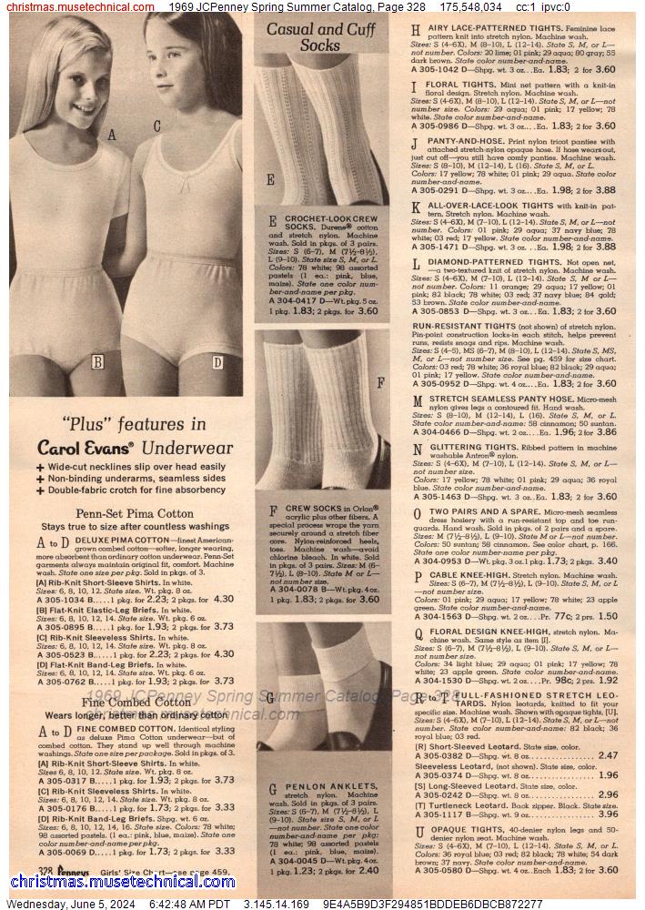 1969 JCPenney Spring Summer Catalog, Page 328