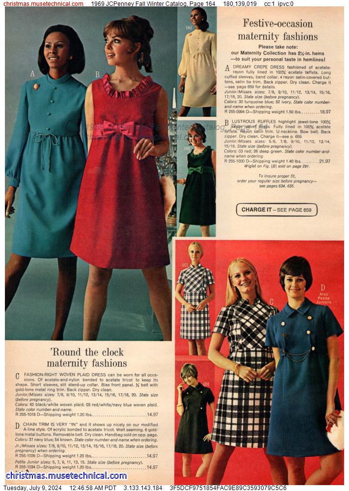 1969 JCPenney Fall Winter Catalog, Page 164