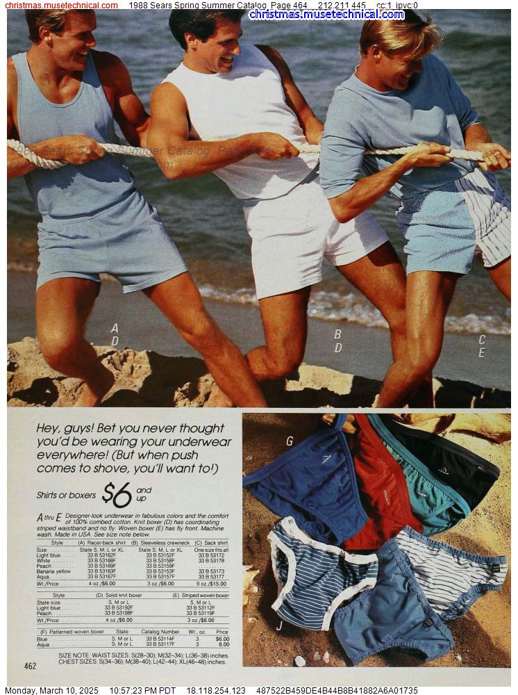 1988 Sears Spring Summer Catalog, Page 464