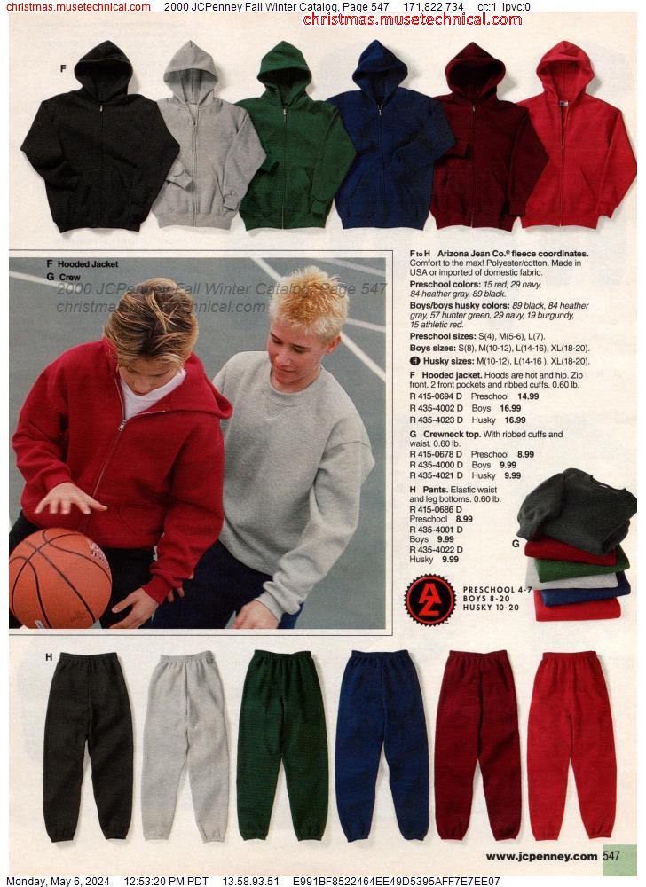 2000 JCPenney Fall Winter Catalog, Page 547