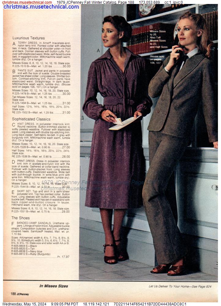 1979 JCPenney Fall Winter Catalog, Page 188