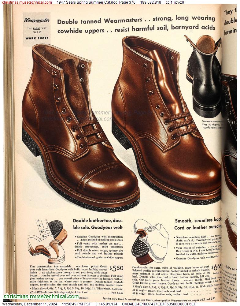 1947 Sears Spring Summer Catalog, Page 376