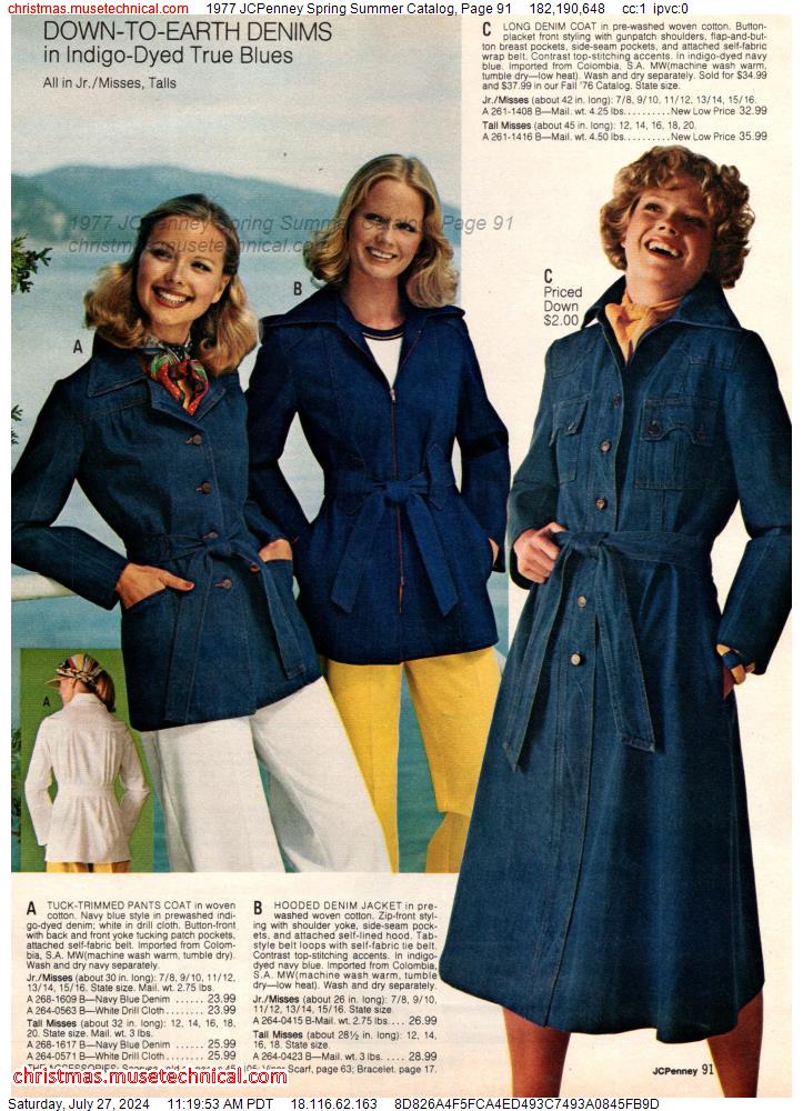 1977 JCPenney Spring Summer Catalog, Page 91