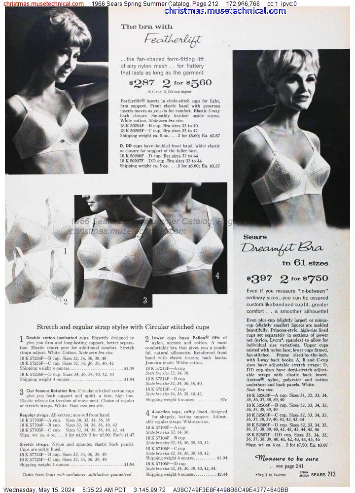 1966 Sears Spring Summer Catalog, Page 212