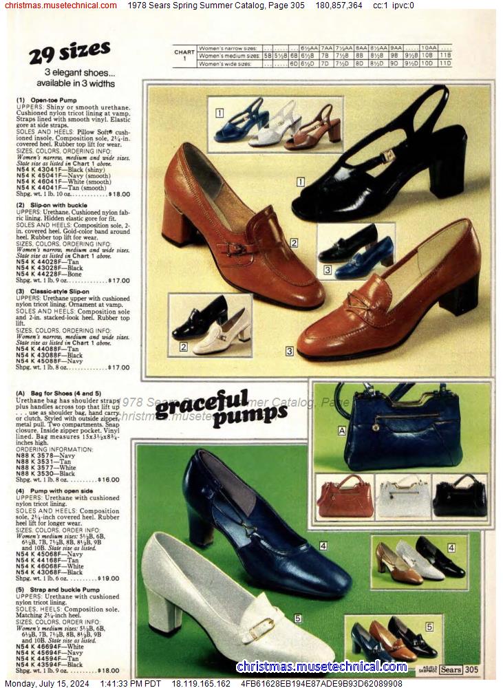 1978 Sears Spring Summer Catalog, Page 305