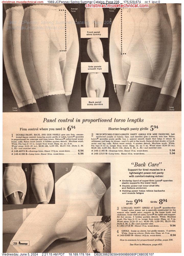1969 JCPenney Spring Summer Catalog, Page 206