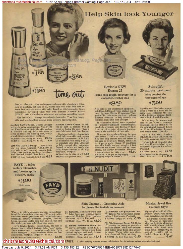 1962 Sears Spring Summer Catalog, Page 346