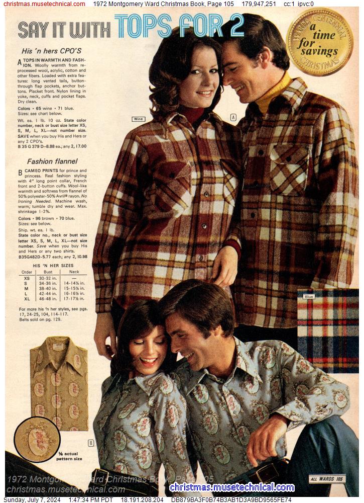 1972 Montgomery Ward Christmas Book, Page 105