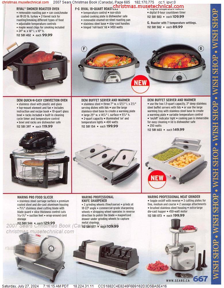 2007 Sears Christmas Book (Canada), Page 685