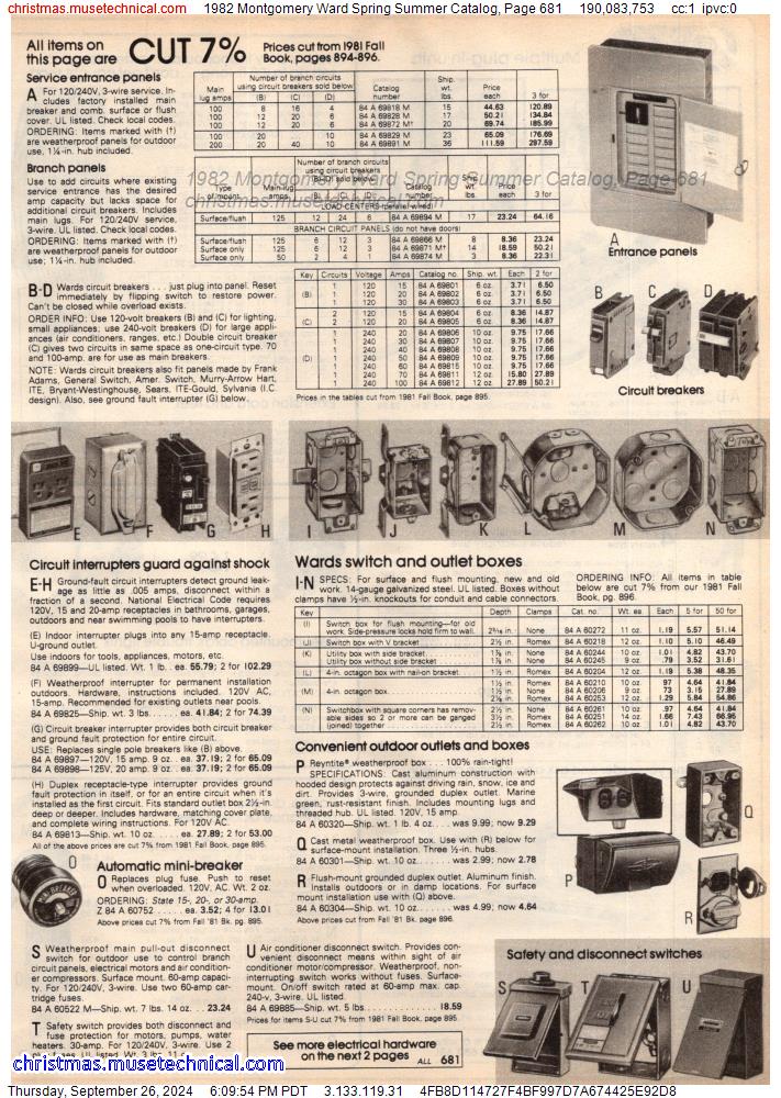 1982 Montgomery Ward Spring Summer Catalog, Page 681