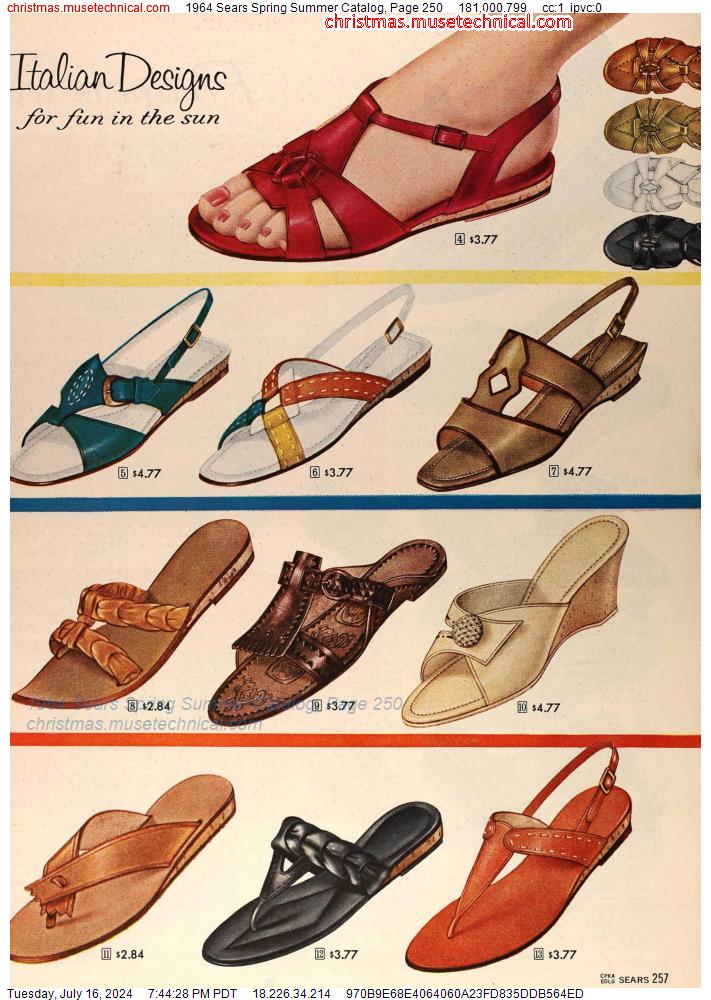 1964 Sears Spring Summer Catalog, Page 250