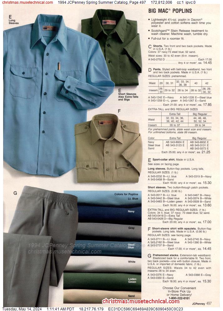 1994 JCPenney Spring Summer Catalog, Page 497