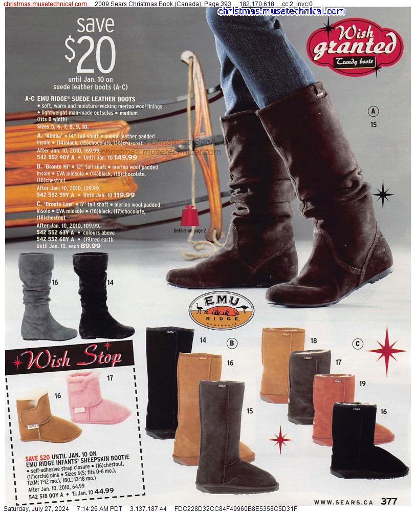 2009 Sears Christmas Book (Canada), Page 393