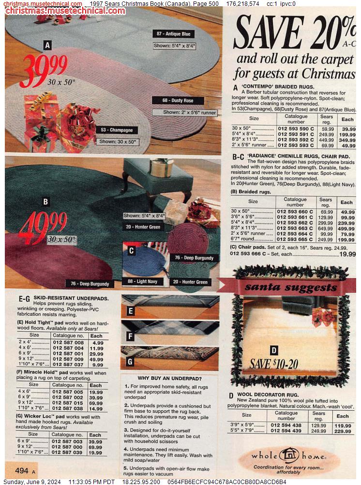 1997 Sears Christmas Book (Canada), Page 500
