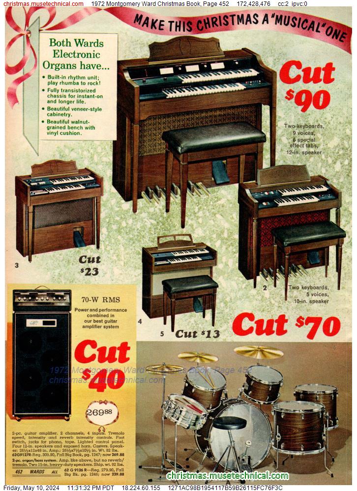 1972 Montgomery Ward Christmas Book, Page 452