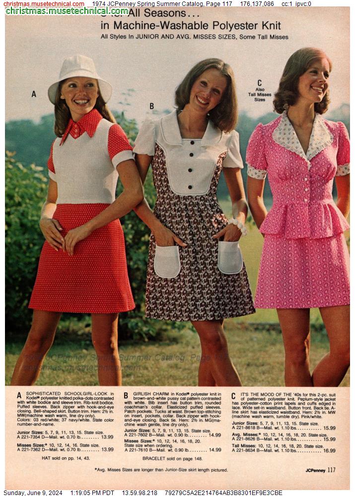 1974 JCPenney Spring Summer Catalog, Page 117