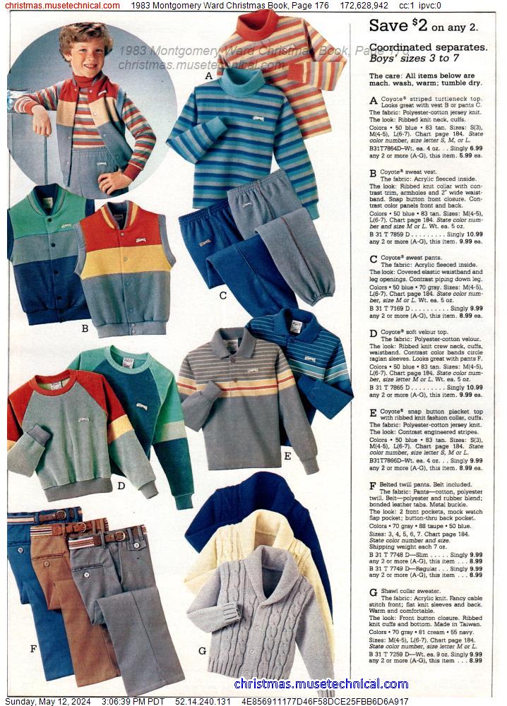1983 Montgomery Ward Christmas Book, Page 176