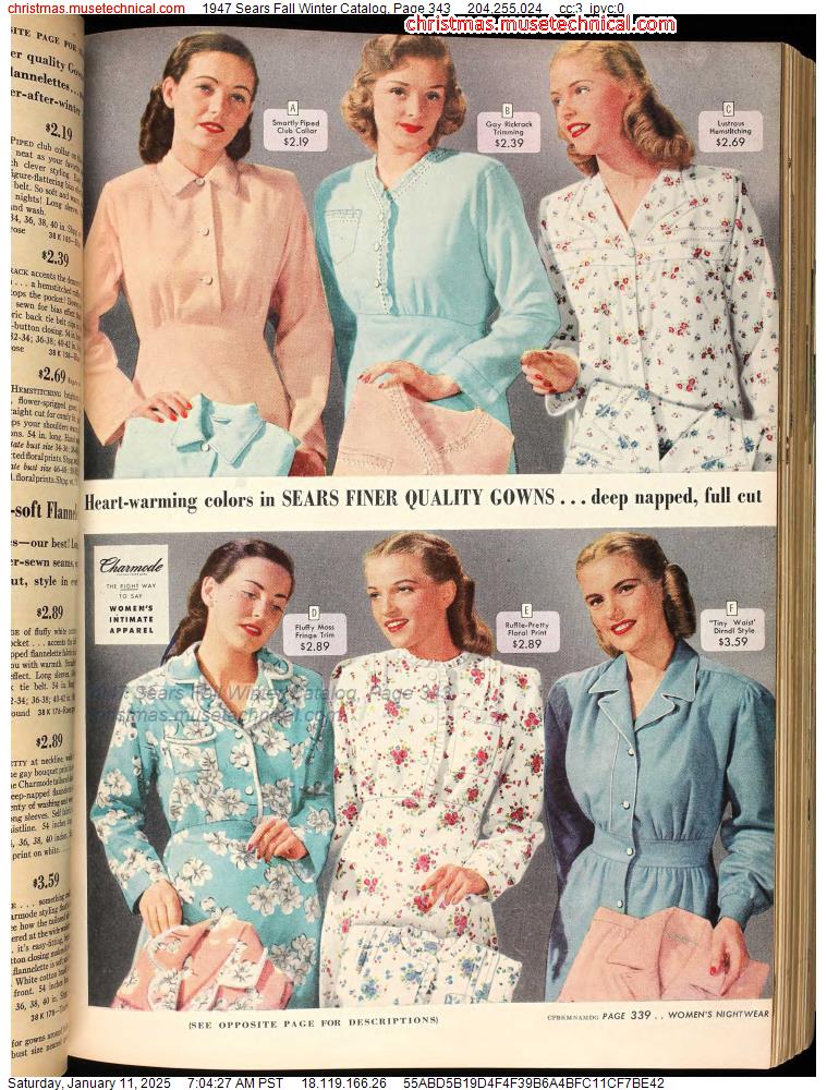 1947 Sears Fall Winter Catalog, Page 343