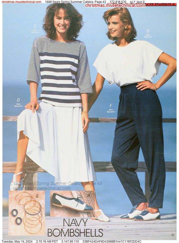 1988 Sears Spring Summer Catalog, Page 43
