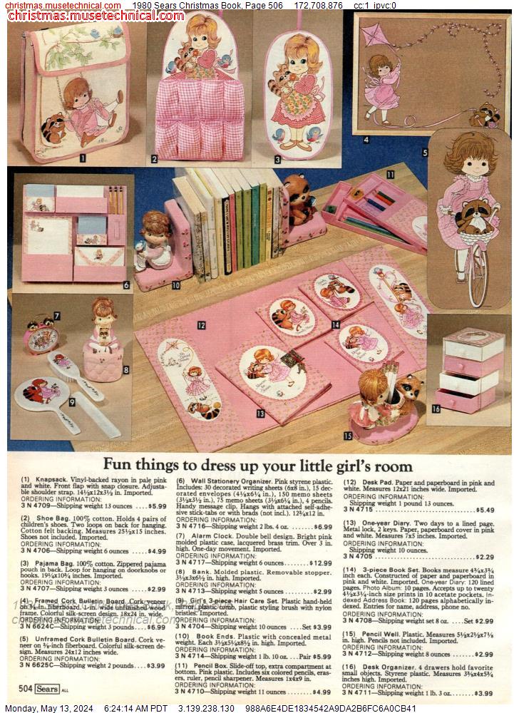 1980 Sears Christmas Book, Page 506