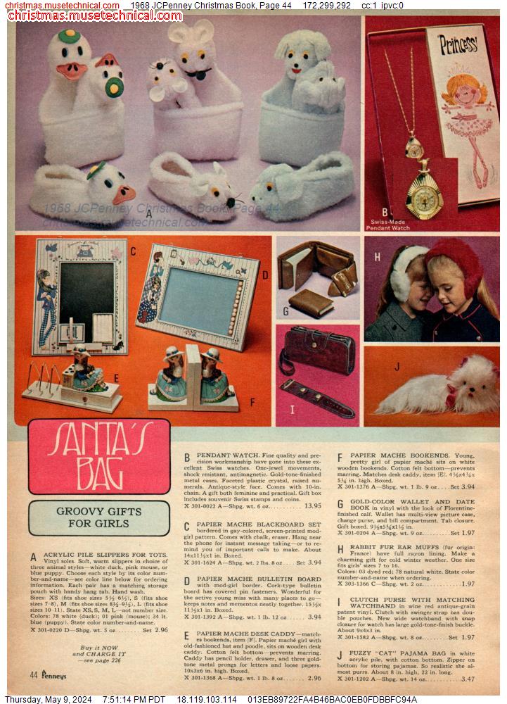 1968 JCPenney Christmas Book, Page 44