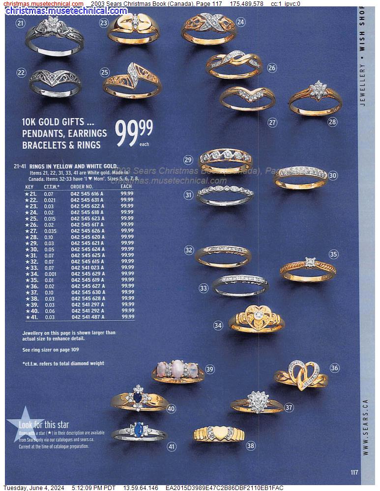 2003 Sears Christmas Book (Canada), Page 117