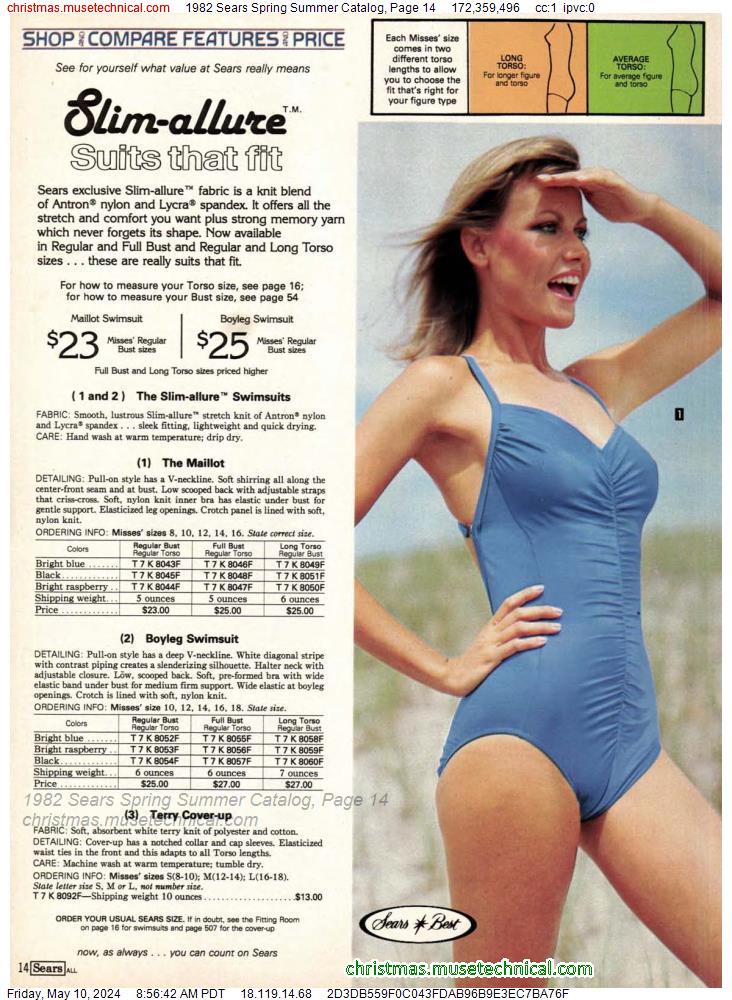 1982 Sears Spring Summer Catalog, Page 14