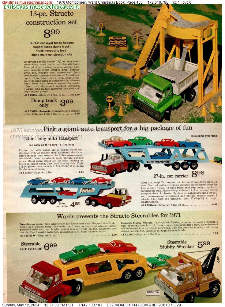 1970 Montgomery Ward Christmas Book, Page 405