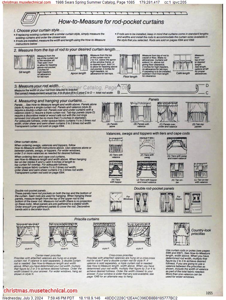1986 Sears Spring Summer Catalog, Page 1085
