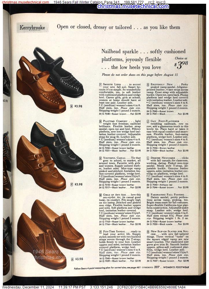 1946 Sears Fall Winter Catalog, Page 341